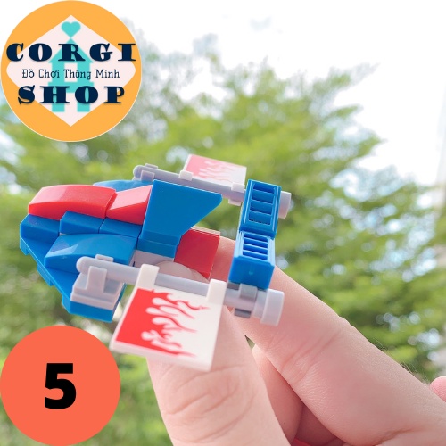 Đồ Chơi Lego Lắp Ghép Người máy Từ 10 Xe, Máy Bay Nhỏ, 10 Trong 1, Chất Liệu Nhựa ABS