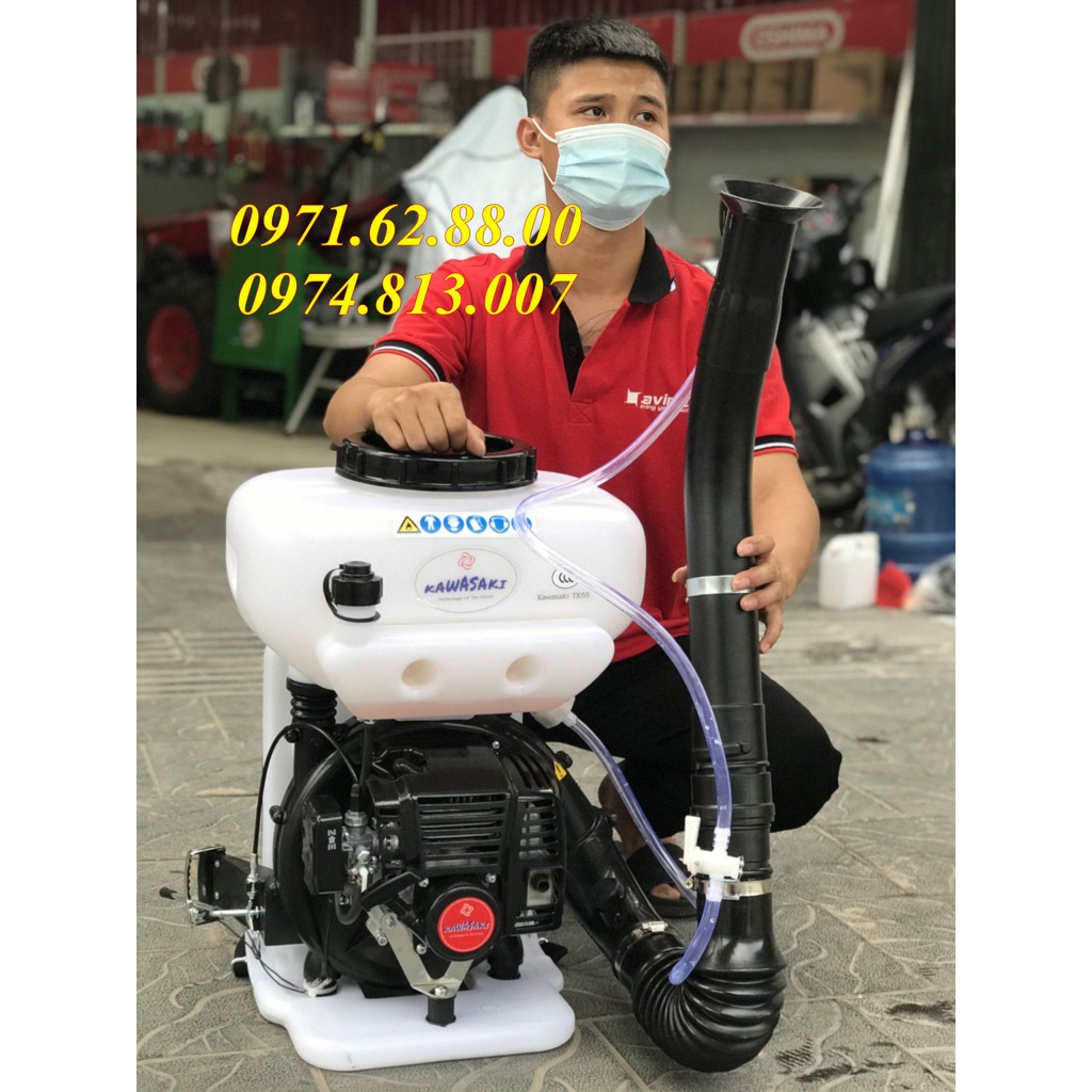 [HÀNG MỚI] Máy phun sương Nhật động cơ 2 thì tiếng nổ êm, dễ khởi động model KAWASAKI TK65