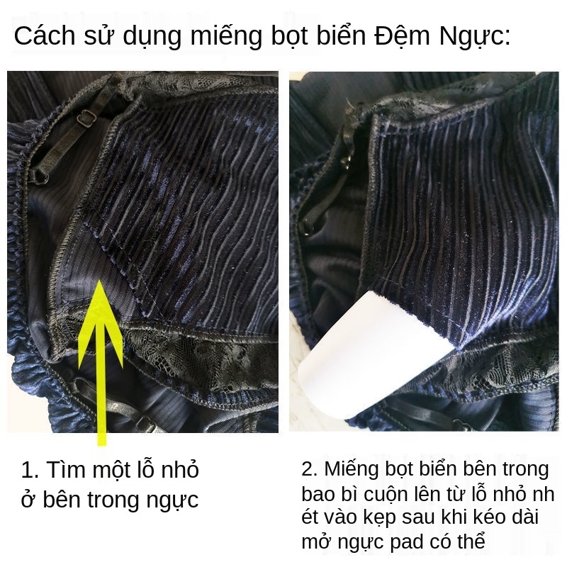 Bộ đồ ngủ tay dài vải nhung phối ren có đệm ngực phong cách Hàn Quốc thời trang xuân thu
