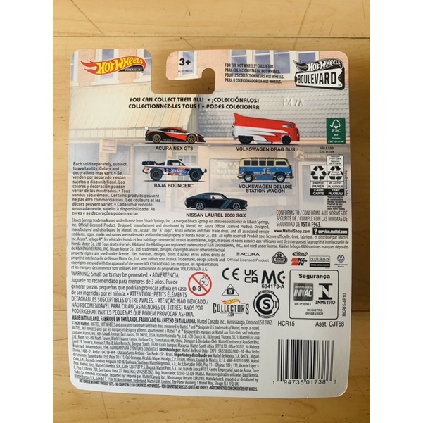 Hobby Store xe mô hình Hot Wheels Premium Boulevard Volkswagen Drag Bus