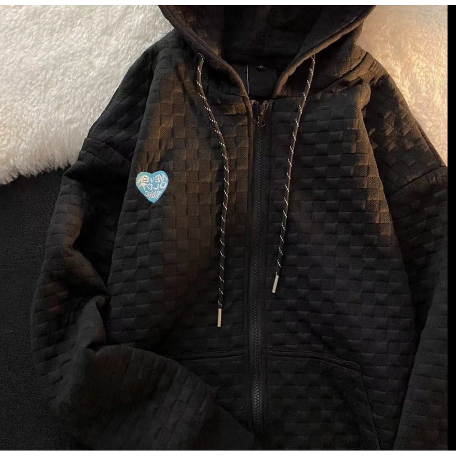 Áo khoác kiểu dệt kim dáng rộng kiểu Hàn thời trang xuân thu trẻ trung với 3 màu bắt mắt | BigBuy360 - bigbuy360.vn