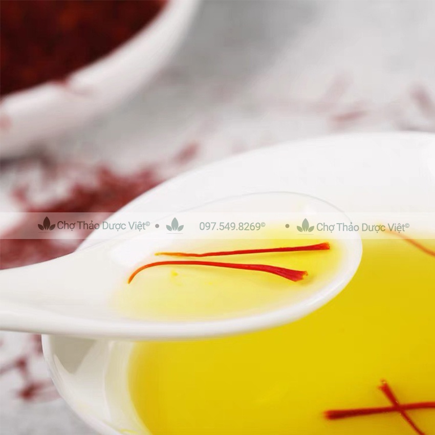 Saffaron nhụy hoa nghệ tây chính hãng ( trà nhụy hoa nghệ tây dưỡng nhan, bồi bổ sức khỏe) - Chợ Thảo Dược Việt