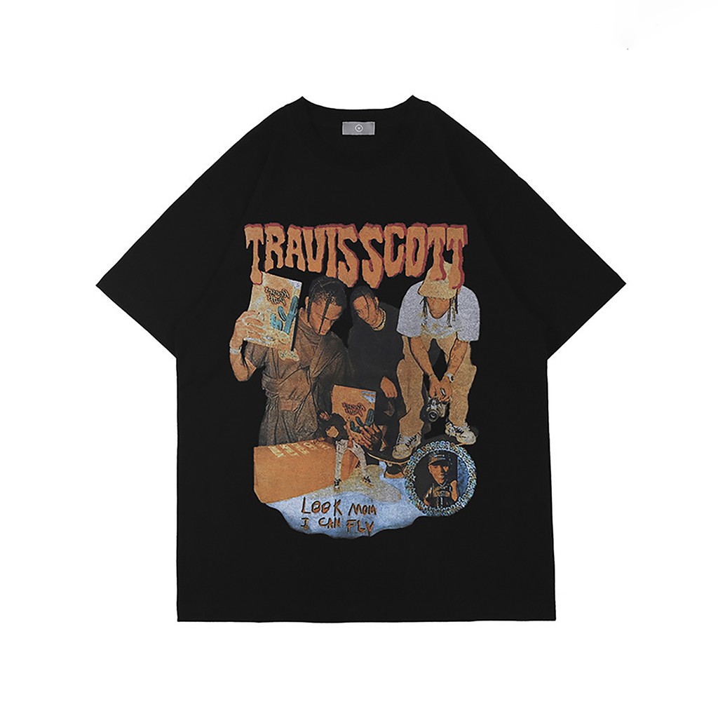 Áo thun nam nữ DECAO Travis Scott form Oversize