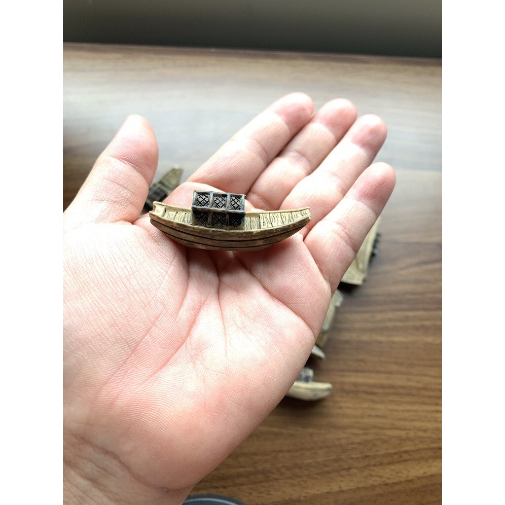 ✅CHIẾC XUỒNG✅  trang trí tiểu cảnh-chậu cây-hồ cá-bonsai-hòn non bộ-sen đá-xương rồng