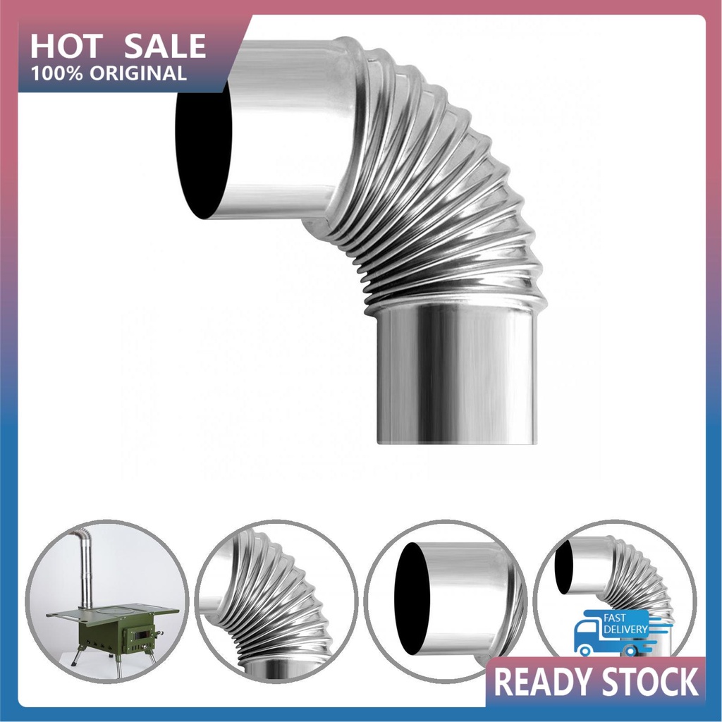 Ống khói cho bếp cắm trại chất liệu dày chống móp méo cao cấp