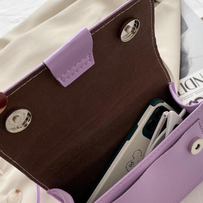 Túi đeo chéoLinh StoreTúi dây pha xích phong cách Hàn Quốc cá tính