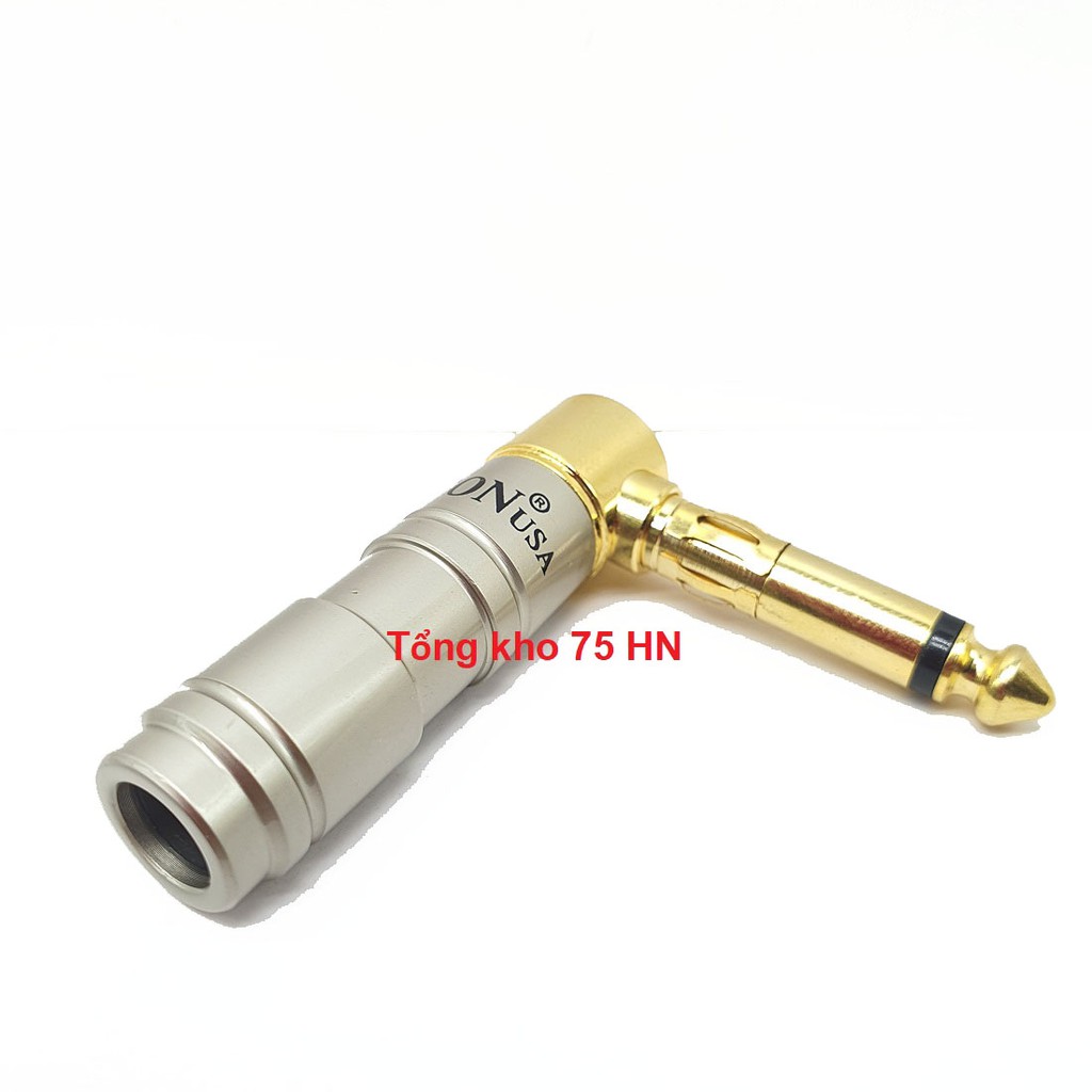 Jack Liton cao cấp 6.5mm Mono vuông góc