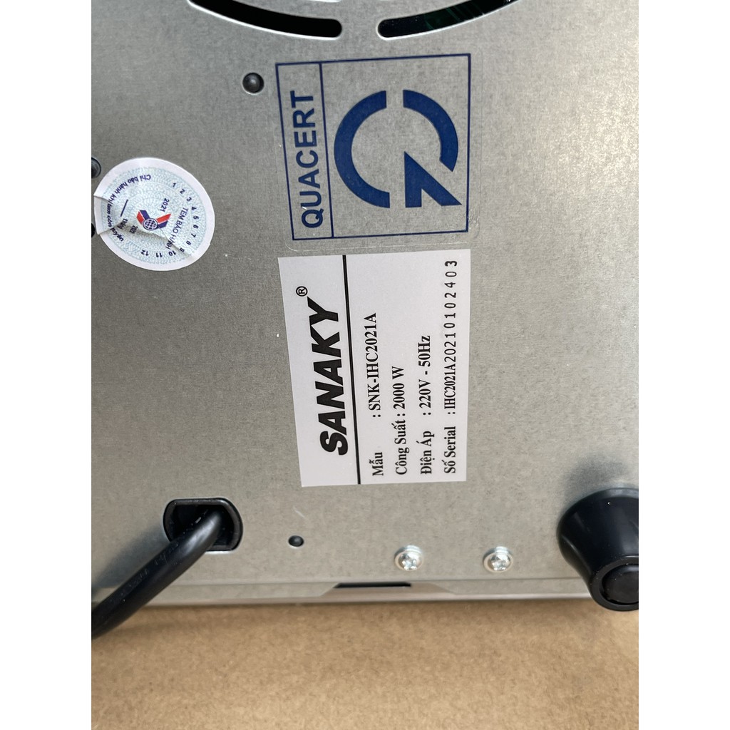 Bếp hồng ngoại SANAKY 2021A chính hãng phím cảm ứng hàng SALE