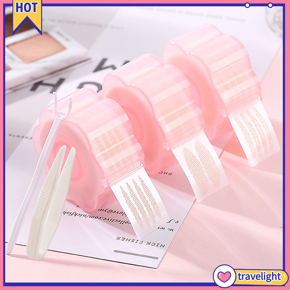 (Travelight) Miếng dán kích mí kèm dụng cụ nhấn và nhíp tiện lợi