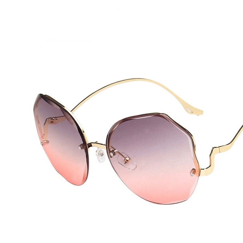 Kính mát tròn không gọng màu kẹo phong cách Hàn Quốc thời trang cho nam nữ