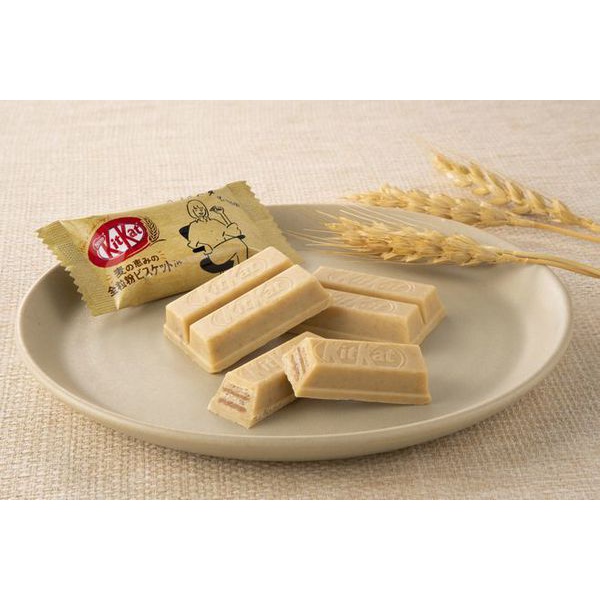 Bánh xốp phủ socola KitKat lúa mạch nhật bản đủ các vị gói 140gr [Date 8/2022]