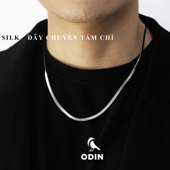 Dây chuyền Silk Chain Dây lụa thép - Mỏng nhẹ sáng bóng - thép Titanium phủ Crom Độ bền vĩnh cửu