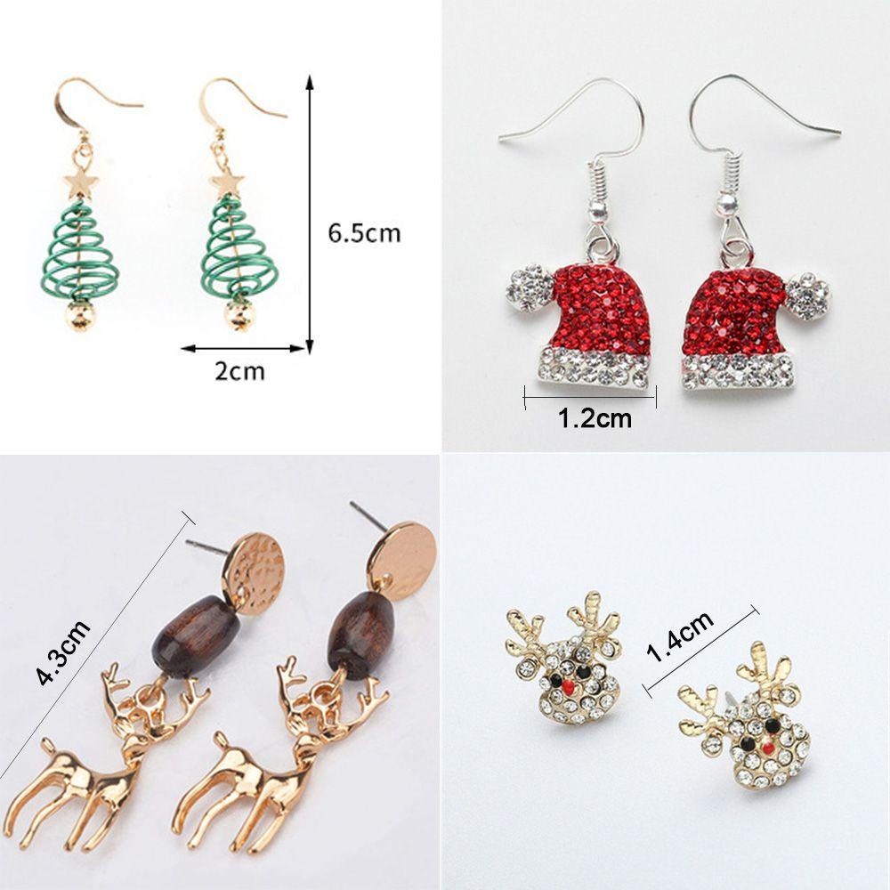 Bông Tai Hình Cây Thông Giáng Sinh Xinh Xắn Cho Nữ
