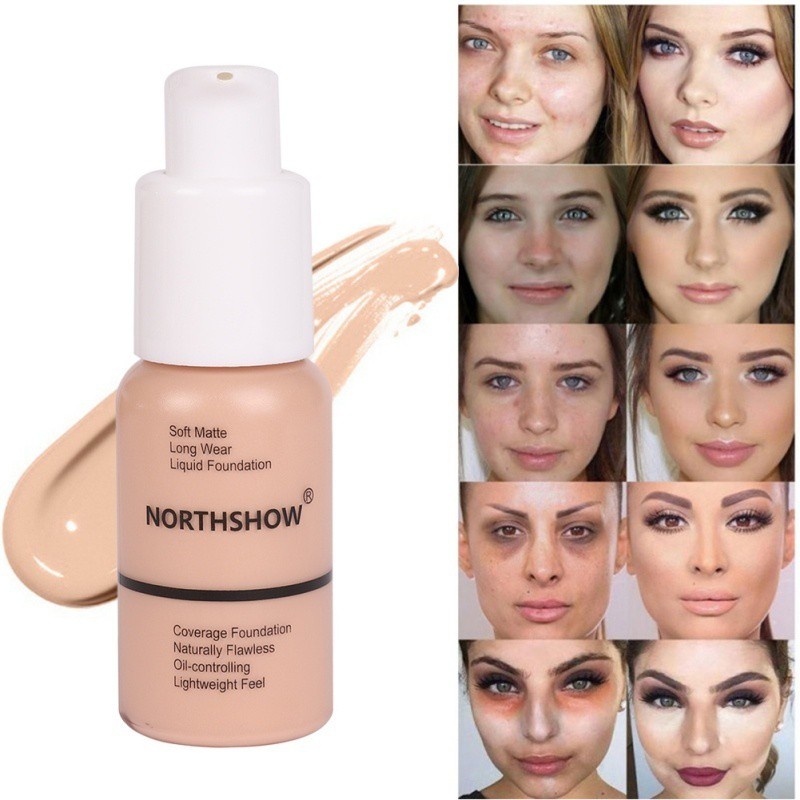 [Hàng mới về] Phấn nền che khuyết điểm dạng lỏng giữ ẩm làm sáng da