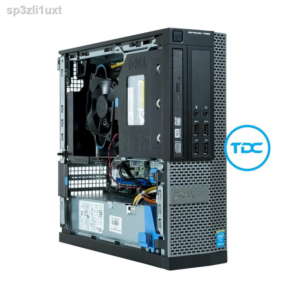 thương hiệu mới✈✣♕Case máy tính để bàn Dell Optiplex 7020 SFF CPU intel core i5 4570, Ram 8GB, Ổ cứng SSD 120GB.Quà Tặng