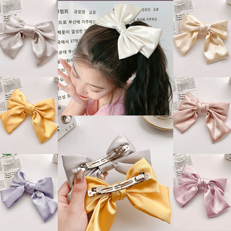 Kẹp Tóc Hình Nơ Lớn Xinh Xắn Đáng Yêu Dành Cho Nữ