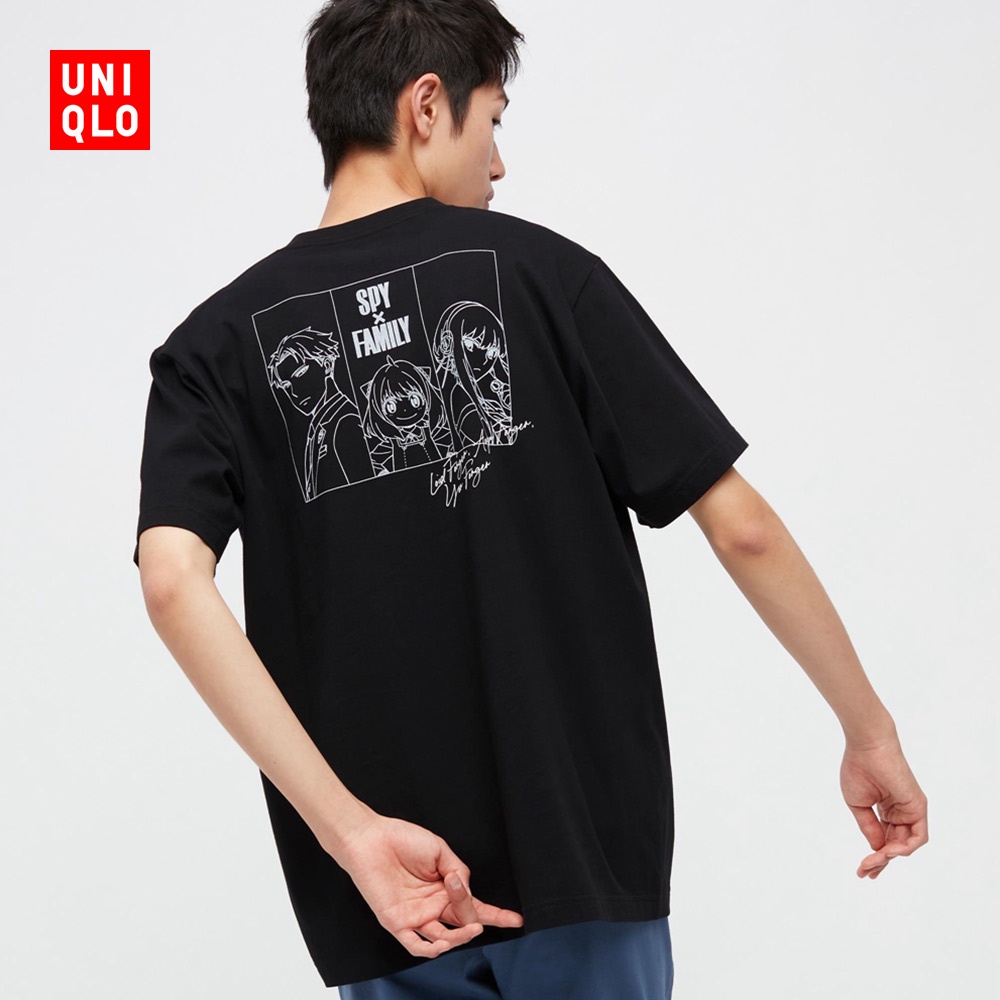 Áo Thun Uniqlo UT Tay Ngắn In Hình Phim Anime Spy Play House Cho Nam Và Nữ (Tay Ngắn)