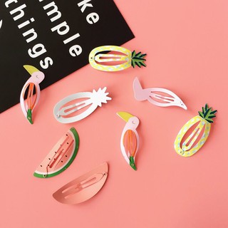 Kẹp bấm Tóc mái Hình Hoa Quả Cute