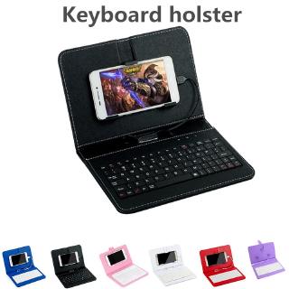 Bao da kèm bàn phím dây bảo vệ cho điện thoại Android 4.2" - 6.8"