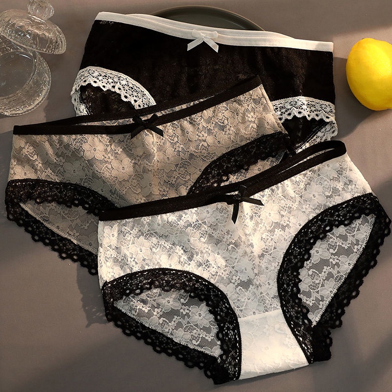 Quần Lót Nâng Ngực Phối Ren Và Nơ Quyến Rũ Cho Nữ