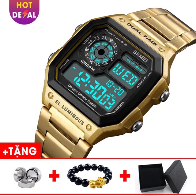 Đồng Hồ Nam Điện Tử SKMEI 1200 DUAL TIME Chính Hãng