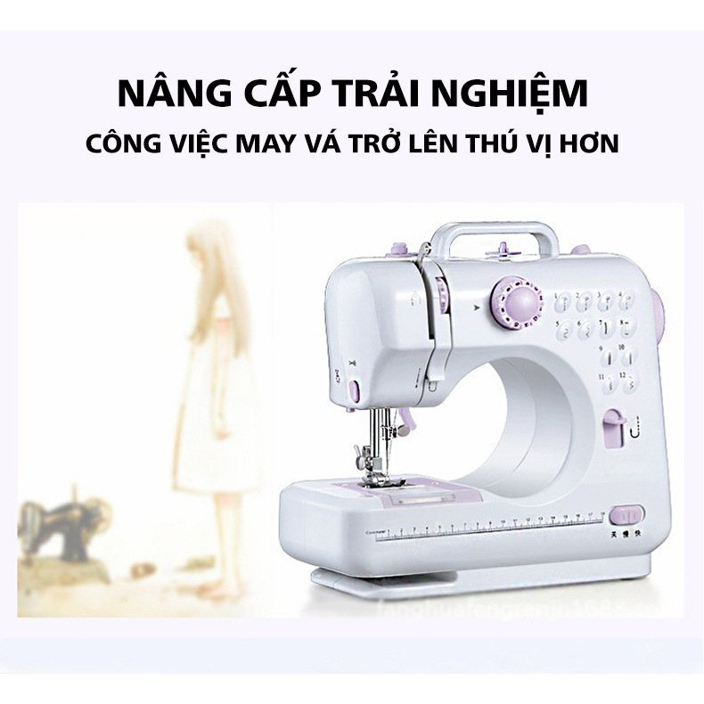 Máy may, máy khâu 12 đường may KIÊM VẮT SỔ - hàng loại I