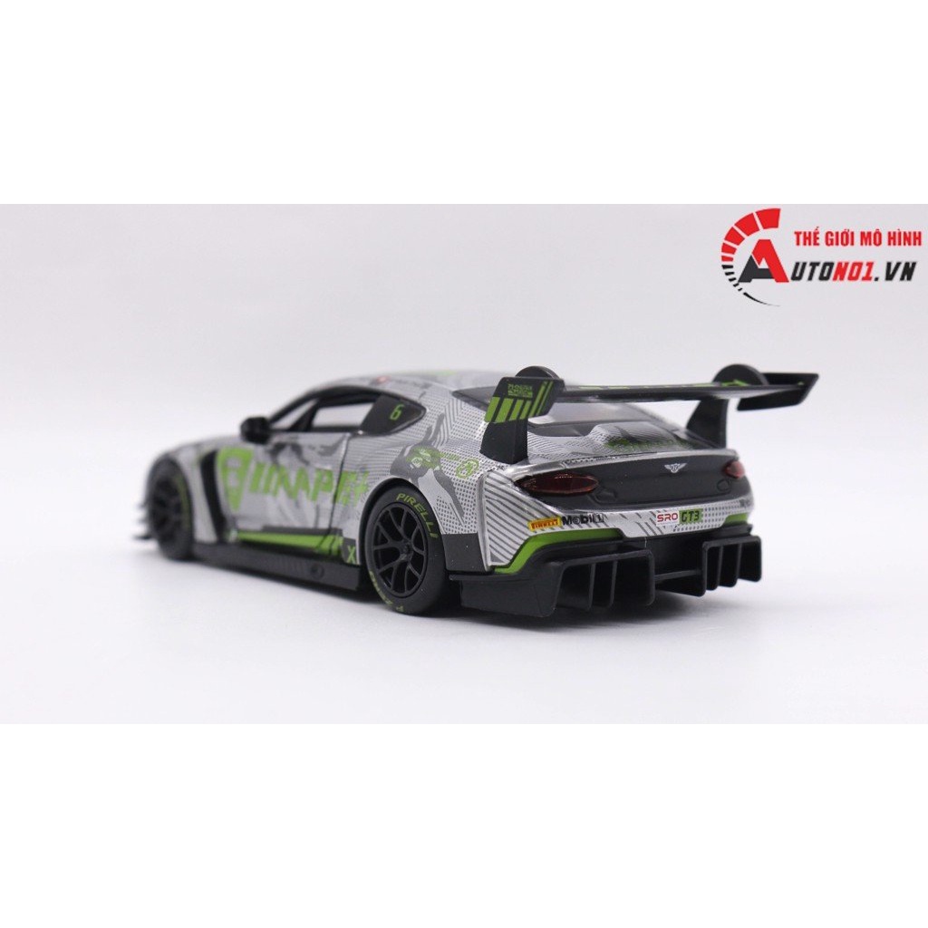 MÔ HÌNH XE BENTLEY CONTINENTAL GT3 2018 BLANCPAIN GT SERIES ASIA 1:32 MAKEDA 7781