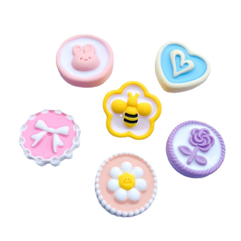 Set 10 Kẹp Tóc Hình Chú Ong Dễ Thương Dùng Trang Trí Điện Thoại/ Đồ Thủ Công