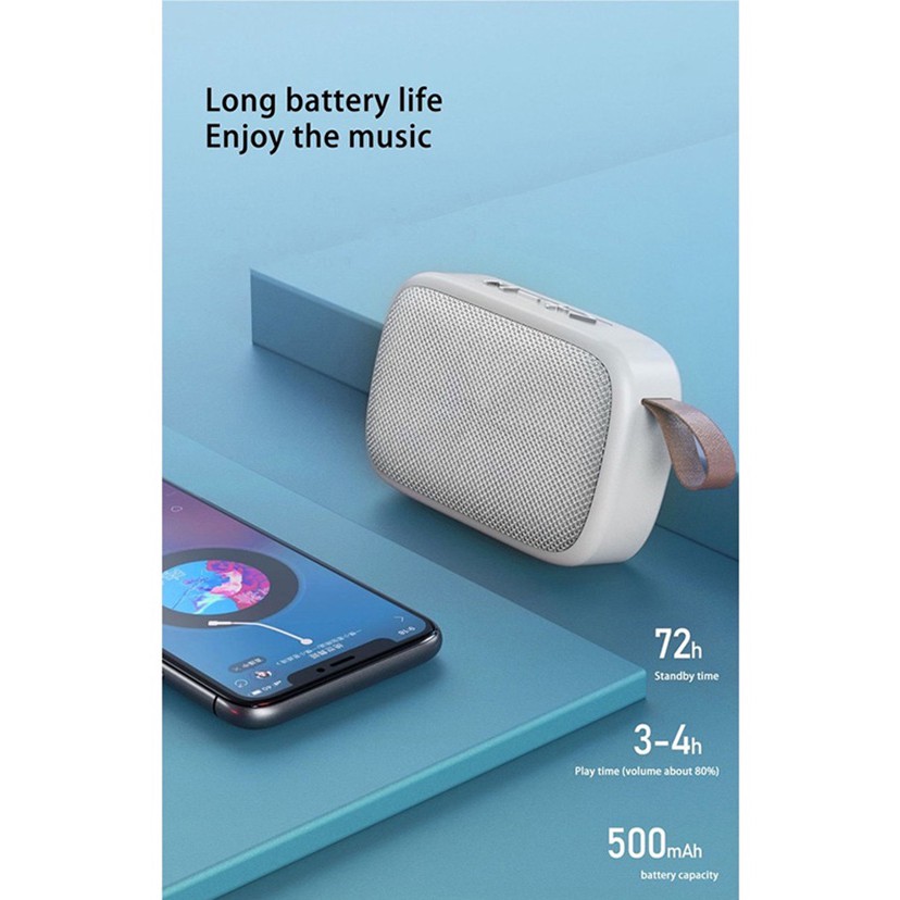 Loa Nghe Nhạc Bluetooth 5.0 Wekome D20 / Loa Có Gắn Thẻ Nhớ Và USB / Chất Lượng Âm Thanh Tuyệt Vời