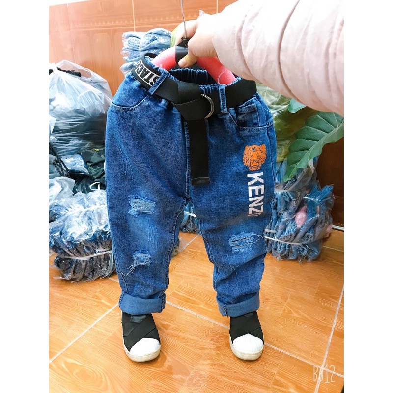 Bò mộc đen cao cấp cho bé 16-30kg mặc