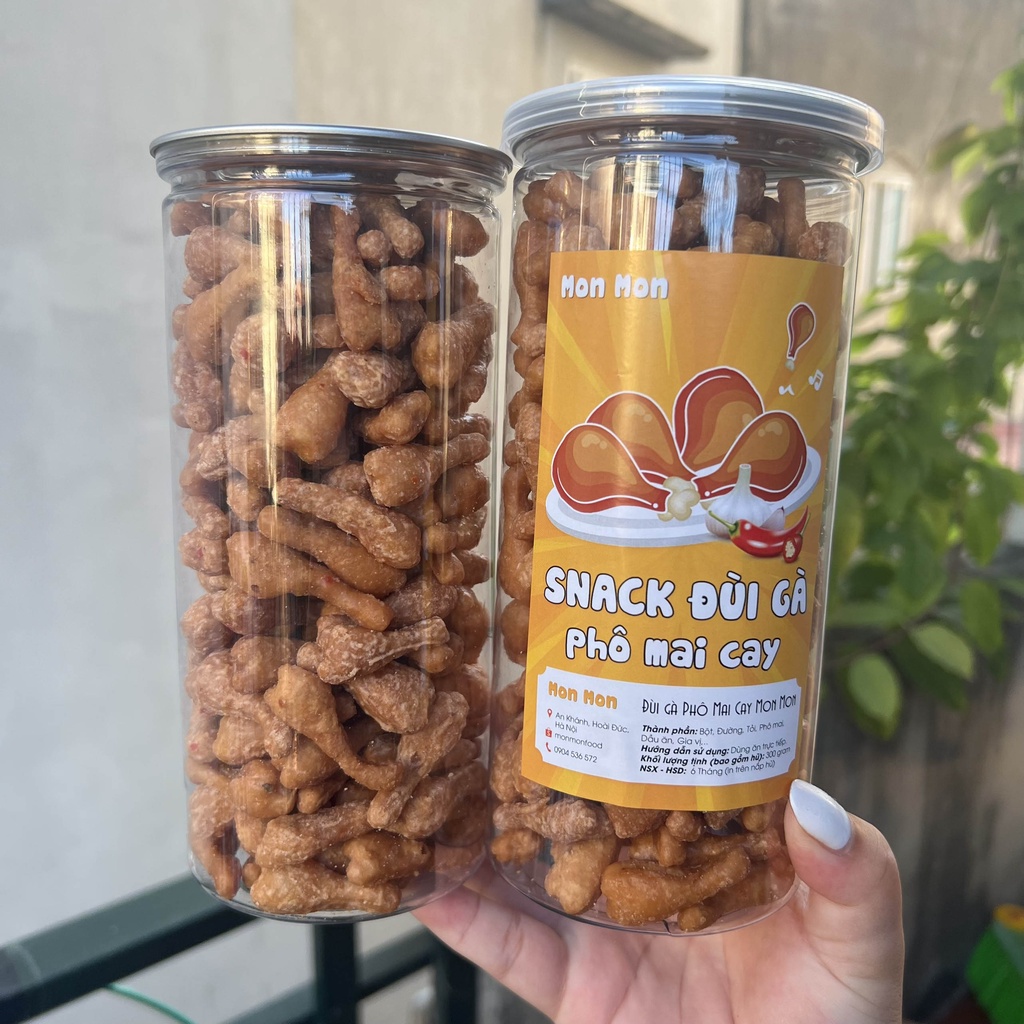 Đùi gà phô mai cay 300gr MonMon Food Đồ ăn vặt Hà Nội