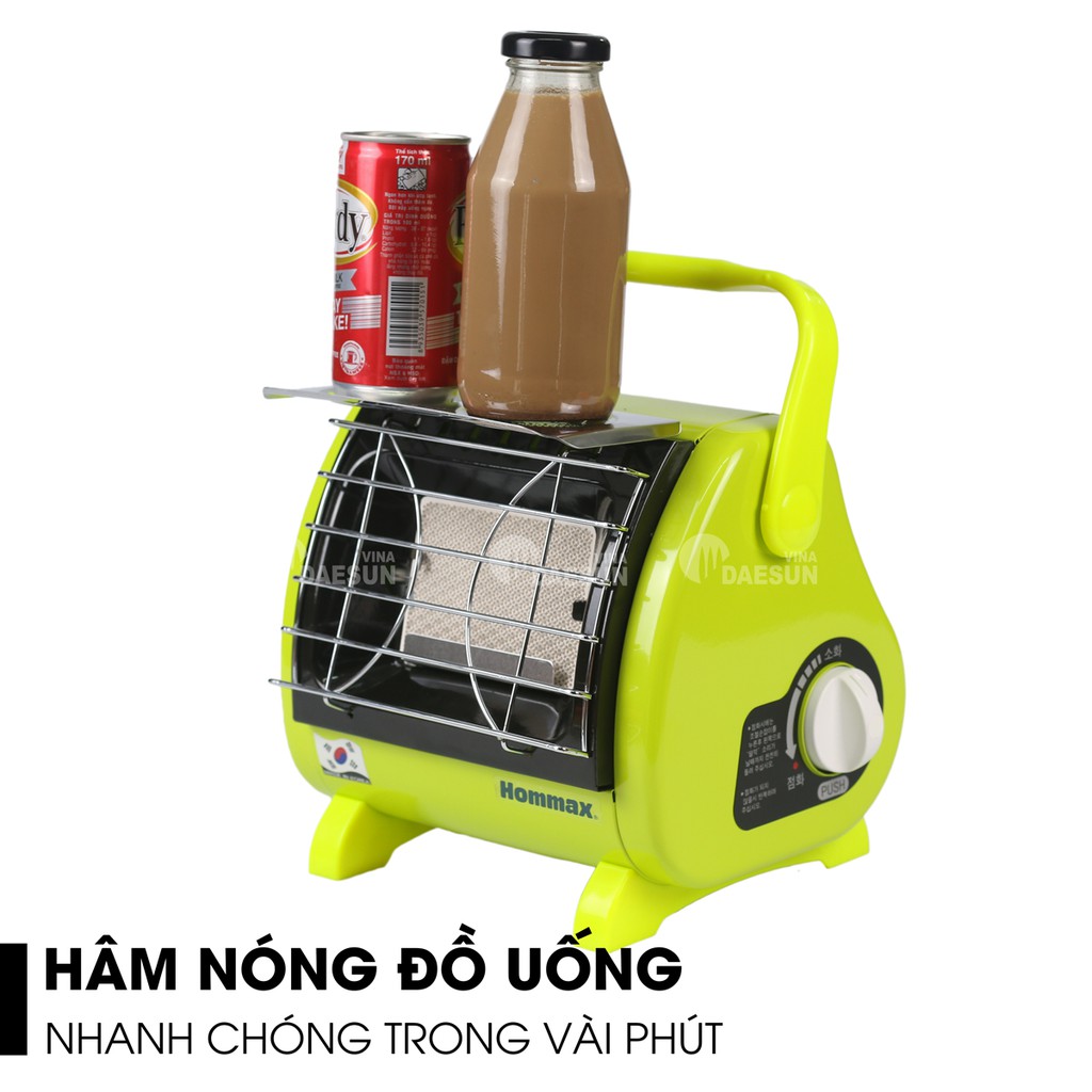 Máy Sưởi Gas Du Lịch Hàn Quốc SGH - 100 | Sưởi Ấm Suốt 12H | Đầu Đốt Sứ Hồng Ngoại | Bảo Hành Chính Hãng 1 Năm