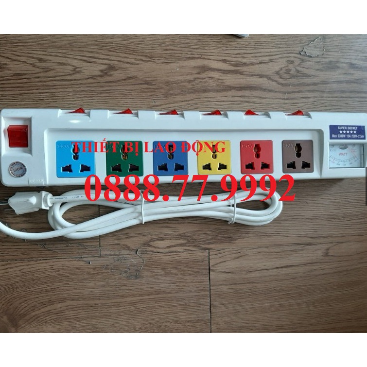 Ổ cắm điện Lioa 6OFSSA2.5-3 Trắng