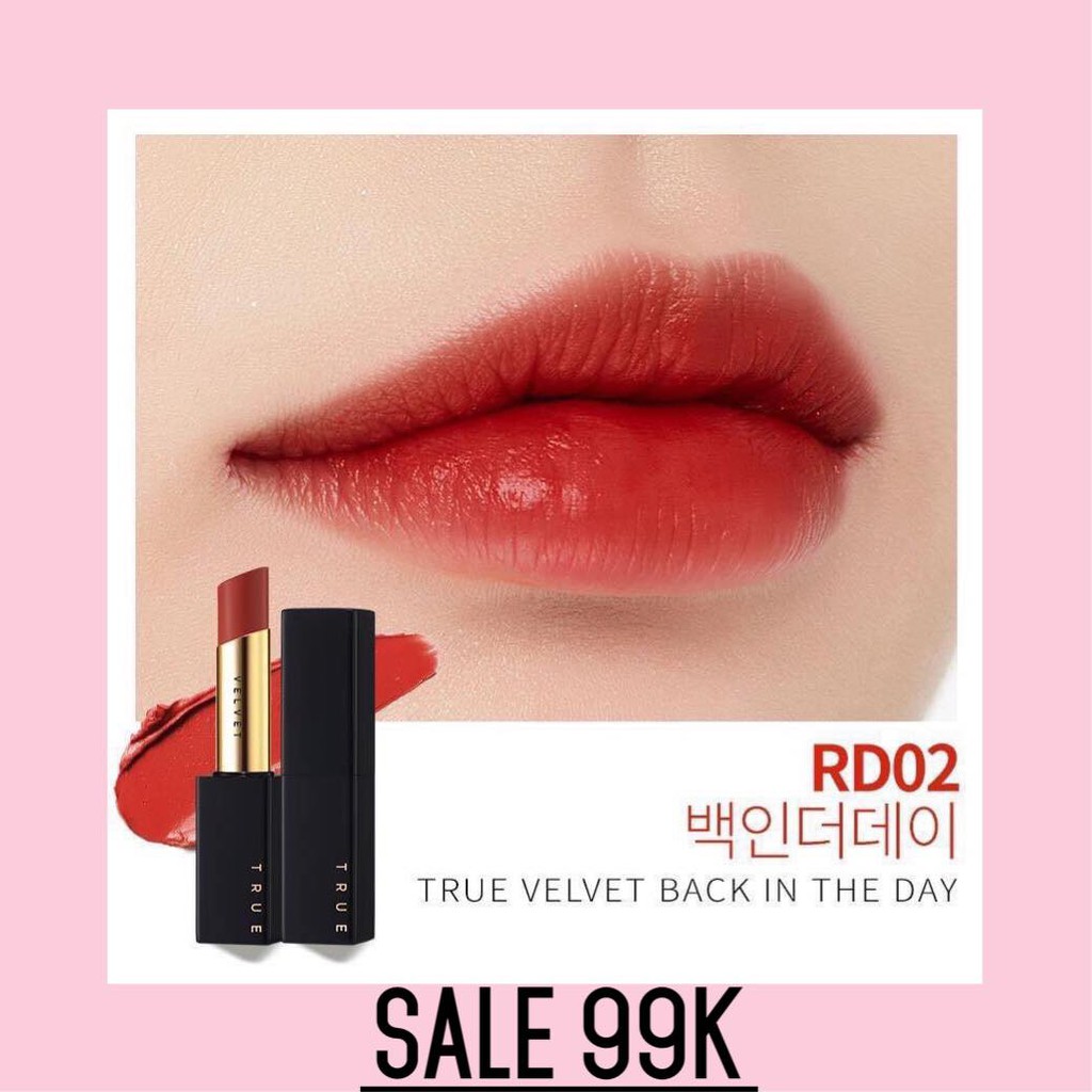 SON APIEU TRUE VELVET LIPSTICK RD02