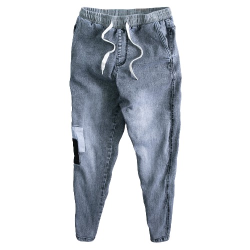 Quần jeans nam cao cấp hàng xuất dư - Màu ghi đen