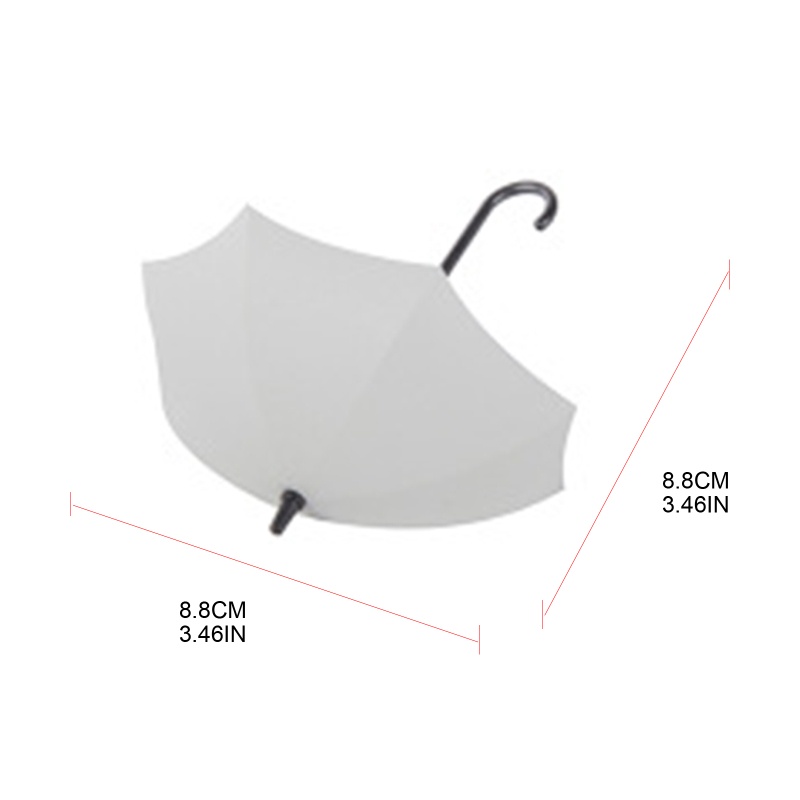 Set 3 Móc Treo Đồ Dán Tường Hình Cây Dù