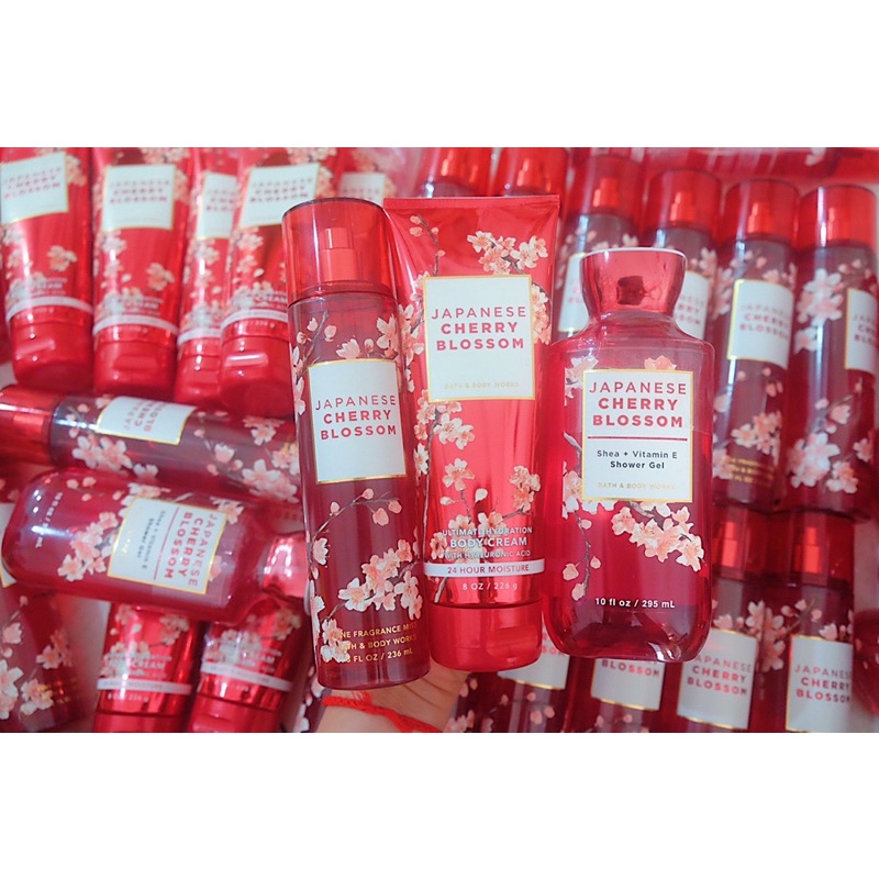 Sản Phẩm Tắm Lotion Xịt Thơm Toàn Thân Bath &amp; Body Works-Japanese Cherry Blossom