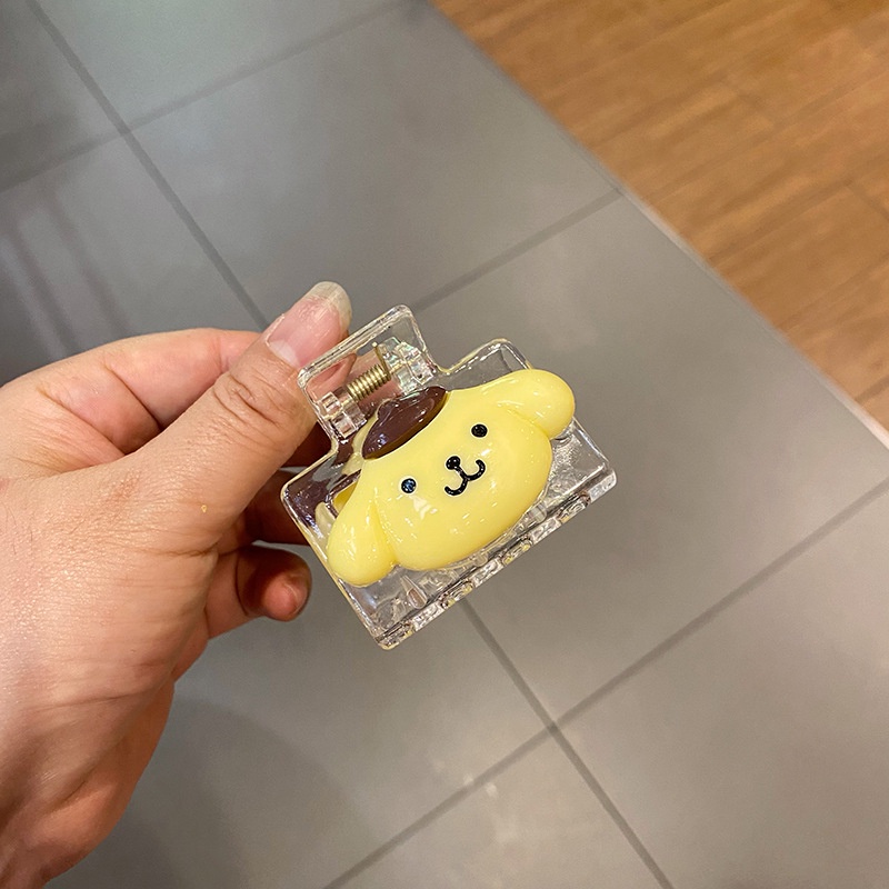 Kẹp Tóc Trong Suốt Họa Tiết Hoạt Hình Phong Cách Hàn Quốc Đáng Yêu