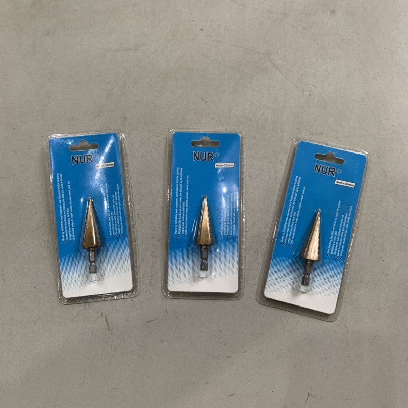 Mũi khoan tháp chuôi lục giác 4-20mm