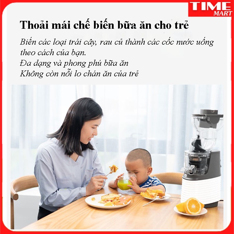 [CHÍNH HÃNG] Máy ép chậm rau củ quả Xiaomi Bud Bj32 công suất 250W. Đạt tiêu chuẩn FDA [TIME_MART siêu thị tiện ích]