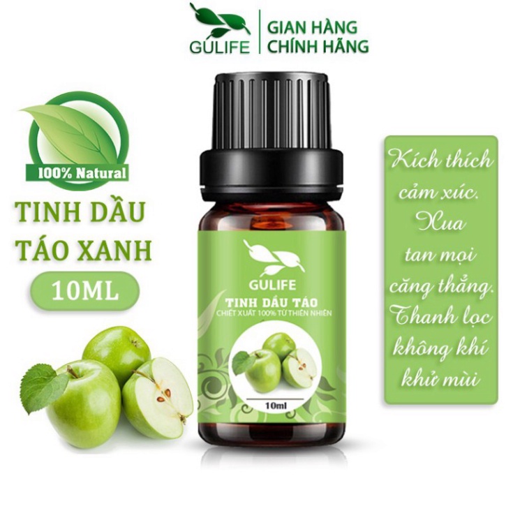 Tinh dầu Táo Thơm GULIFE Chiết Xuất Từ Thiên Nhiên - Giảm Căng Thằng, Thơm Phòng &amp; Thư Giãn