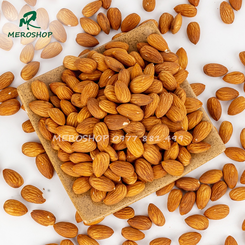 500GRAM HẠNH NHÂN SẤY NGUYÊN VỊ NGON, BÙI