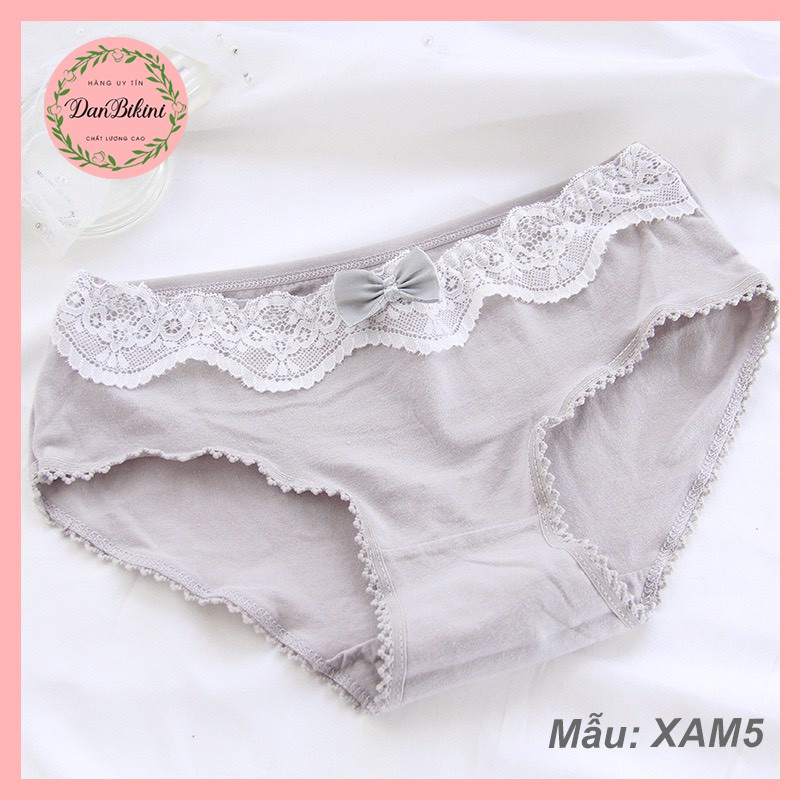 Quần Lót Nữ Cotton tông xám nữ tính gợi cảm tôn dáng kháng khuẩn mã XAM5