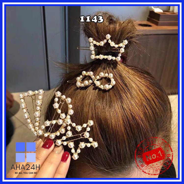 KẸP TÓC MIX NHIỀU MẪU MÃ SÀNH ĐIỆU AH1143