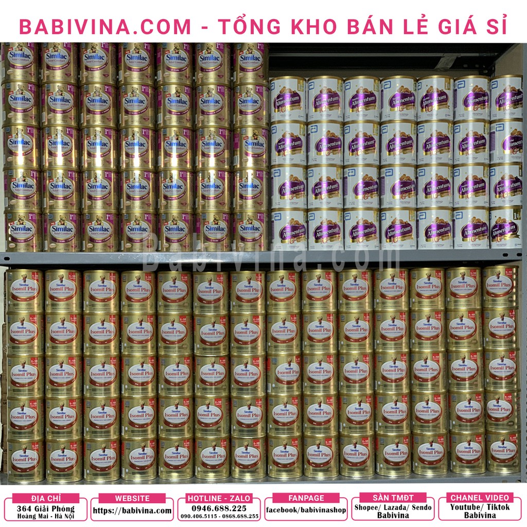 [CHÍNH HÃNG] Sữa Similac Isomil Plus 400g (ISOMIL PLUS - ISOMILPLUS) | Date Mới Nhất - Giá Tốt Nhất | Babivina