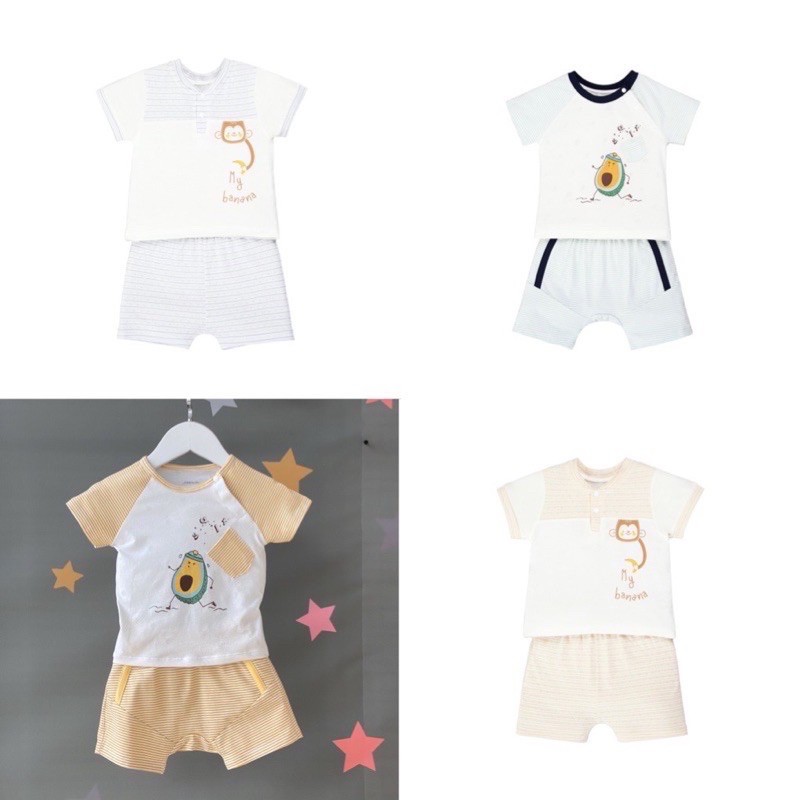 [ Abbie Oh] Bộ quâdn áo in hình hoạ tiết