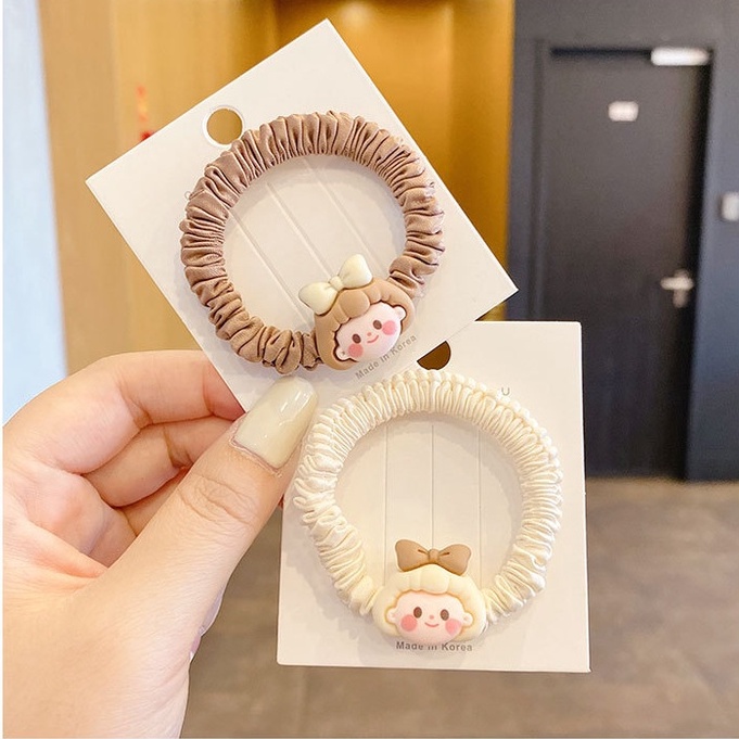 Dây cột, buộc tóc Scrunchies phong cách hàn quốc cô gái nhỏ xinh xinh