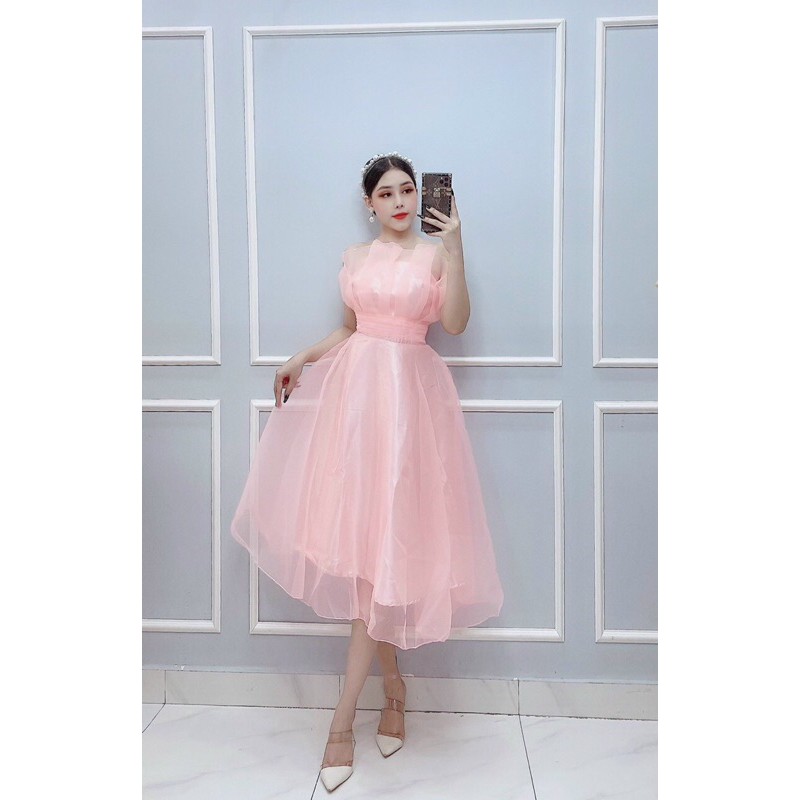 ĐẦM CÚP BO EO XẾP LY