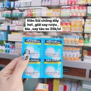 vỉ 2 viên chống say alka thái lan