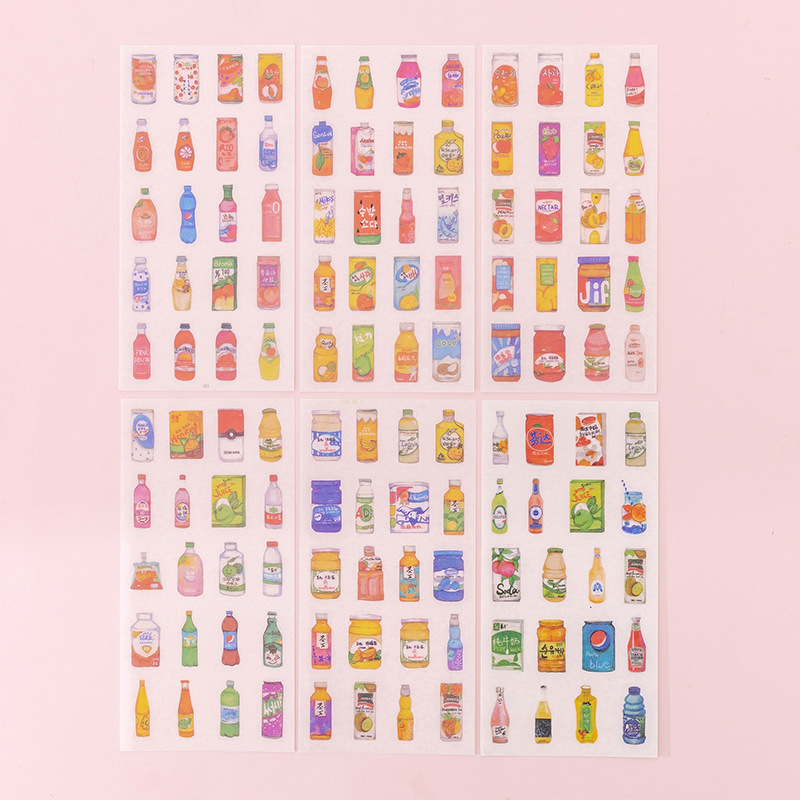 6 Miếng Dán Hình Hoạt Hình Dễ Thương Dùng Để Trang Trí | BigBuy360 - bigbuy360.vn